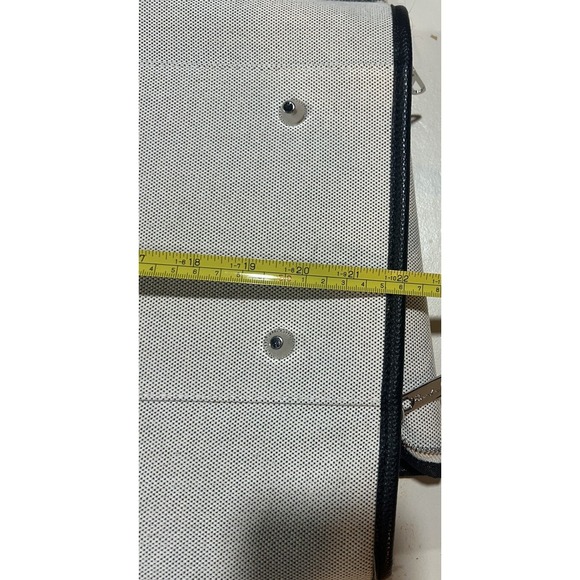 Brouk & Co Capri 2 In 1 Garment Duffle Weekender Travel Bag Ivory Black - Picture 12 of 13